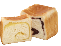 2色あん食パン(スイートポテト)