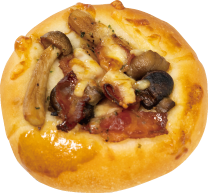 きのこの和風ピザ